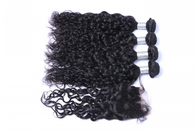 where to buy top grade unprocessed natural wave human hair extensions WJ007